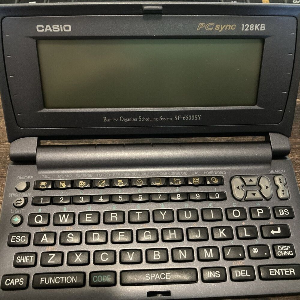 Casio SF-6500SY BOSS Business Organizer Scheduling System PC Sync - 128KB Memory